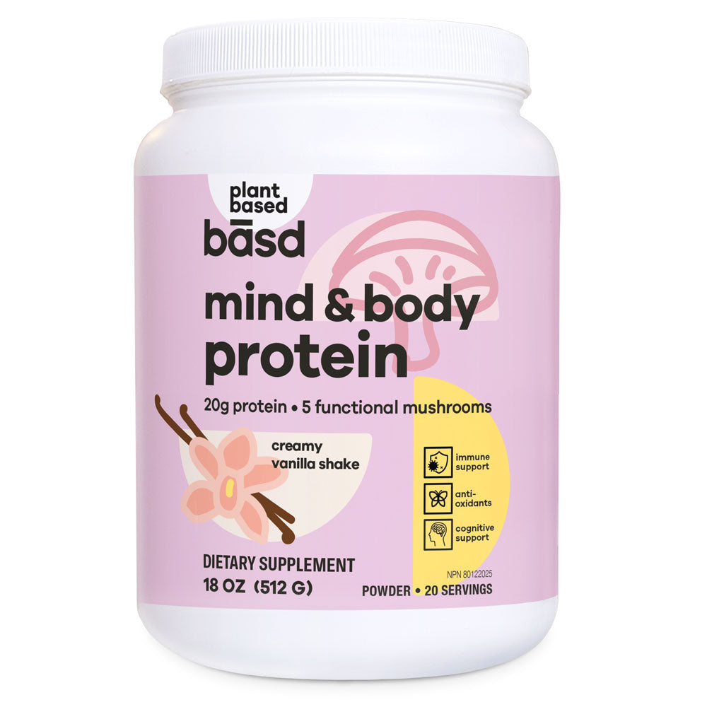 mind & body protein creamy vanilla shake 512g