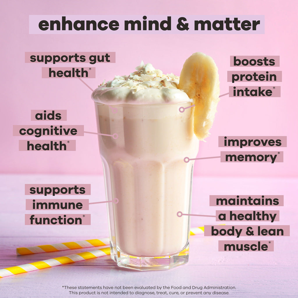 mind & body protein creamy vanilla shake 512g