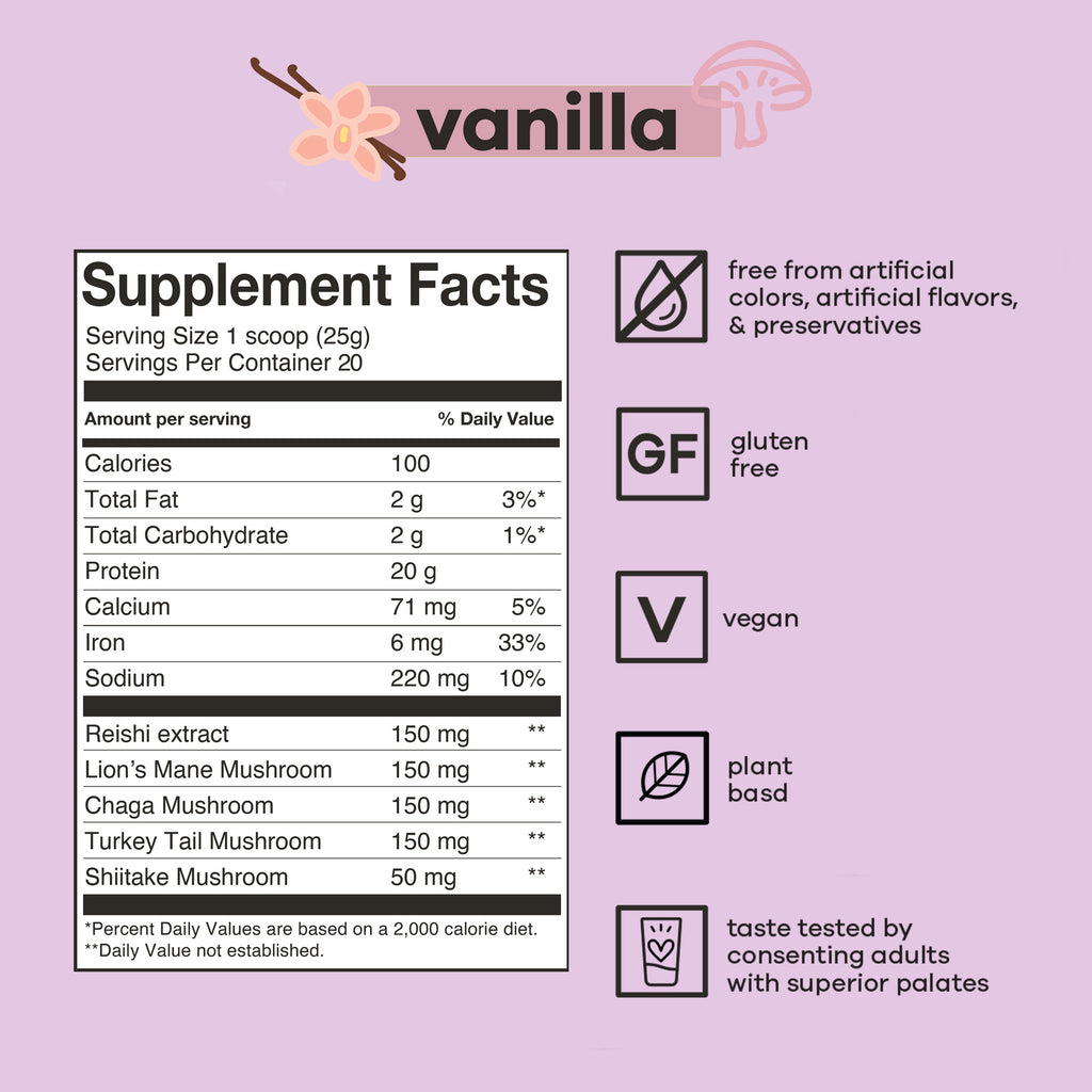 mind & body protein creamy vanilla shake 512g