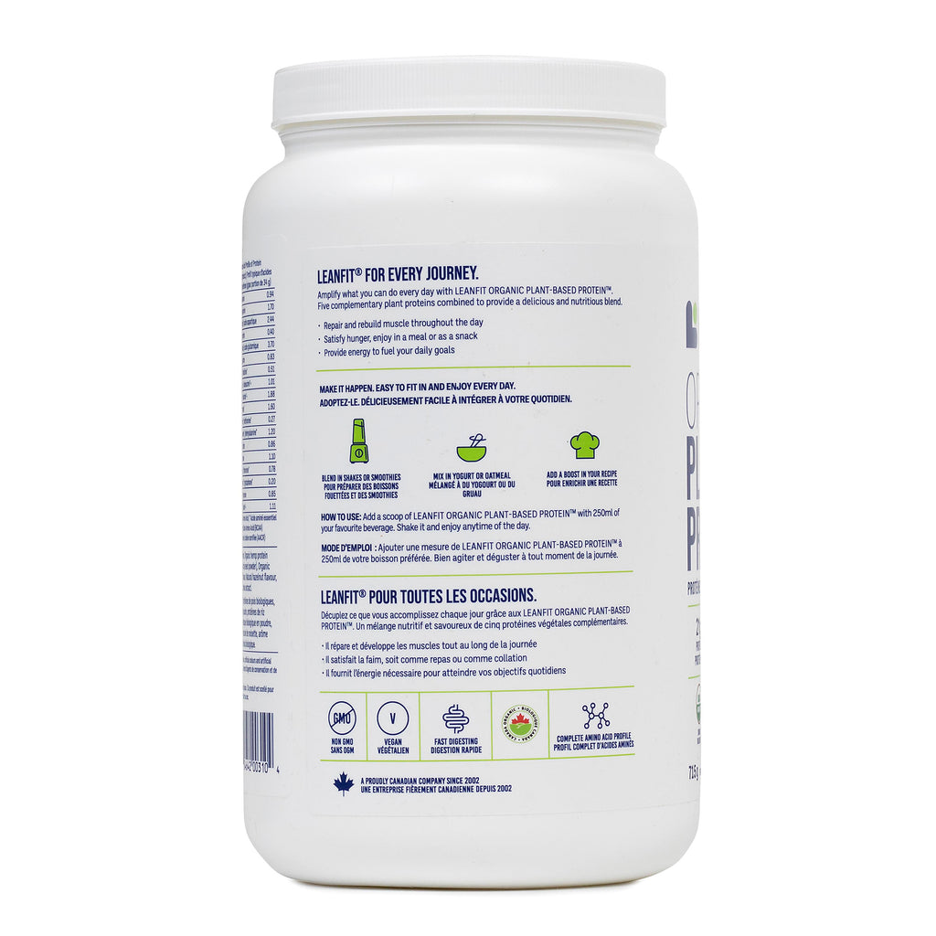 LEANFIT ORGANIC PLANT-BASED PROTEIN™ Vanilla 715g