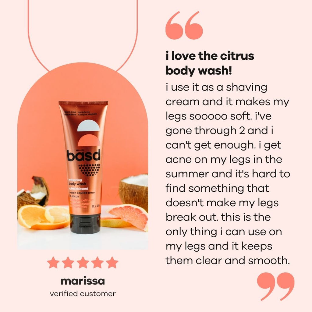 refreshing citrus grapefruit body wash
